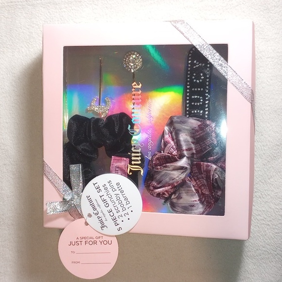 NWT Juicy Couture hair accessories 5 piece gift set - Picture 3 of 3